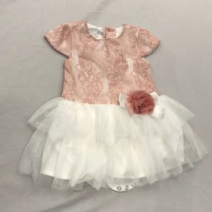 Koala Baby Boutique Pink/White dress sz 18mo